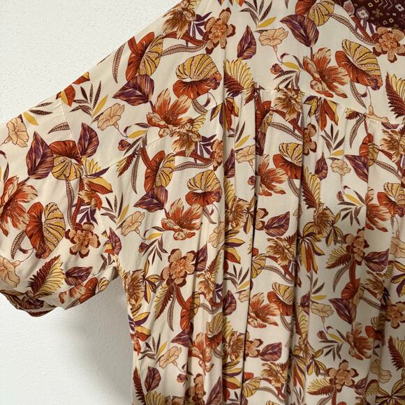 Cato Women's Floral Open Front Kimono Cardigan Size 18/20 - Picture 15 of 16